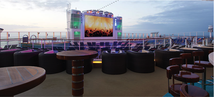 cruise ship displays