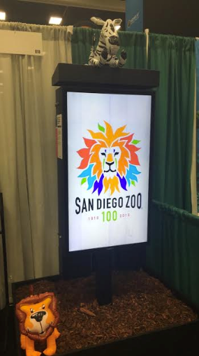 Our Digital Menu Board, with an Xtreme™ Outdoor Display inside, welcomed visitors to our booth.