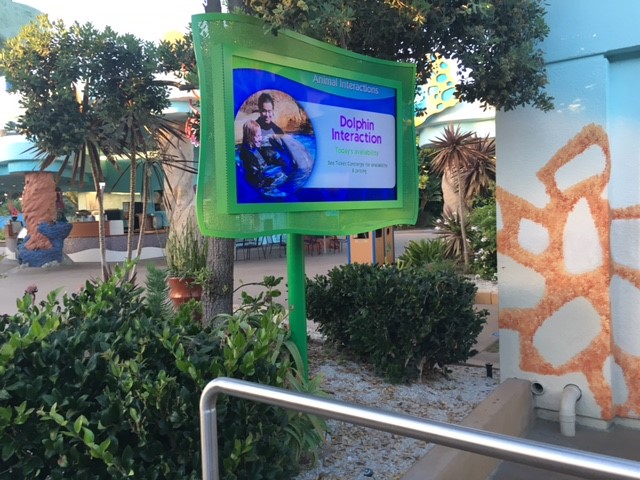 Our Xtreme™ Outdoor Display at SeaWorld.