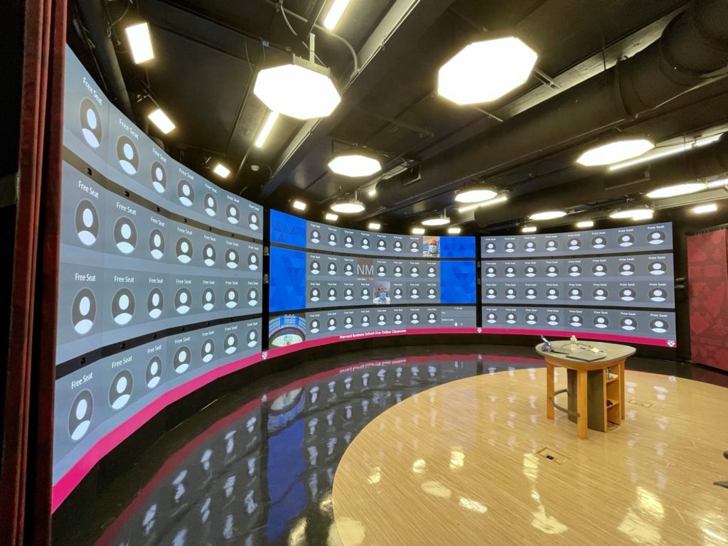 Virtual Classroom with dvLED Video Wall