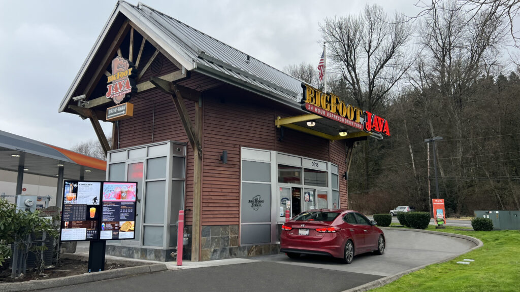 BigFoot Java drive-thru digital menu boards