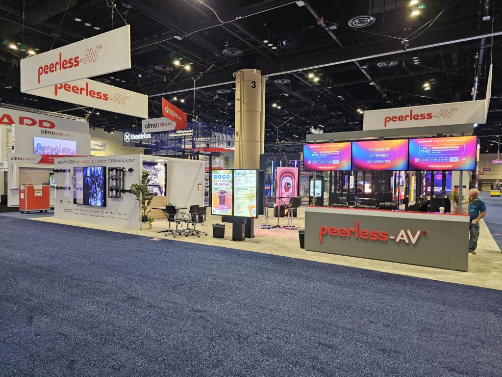 InfoComm 2025 Peerless-AV Booth