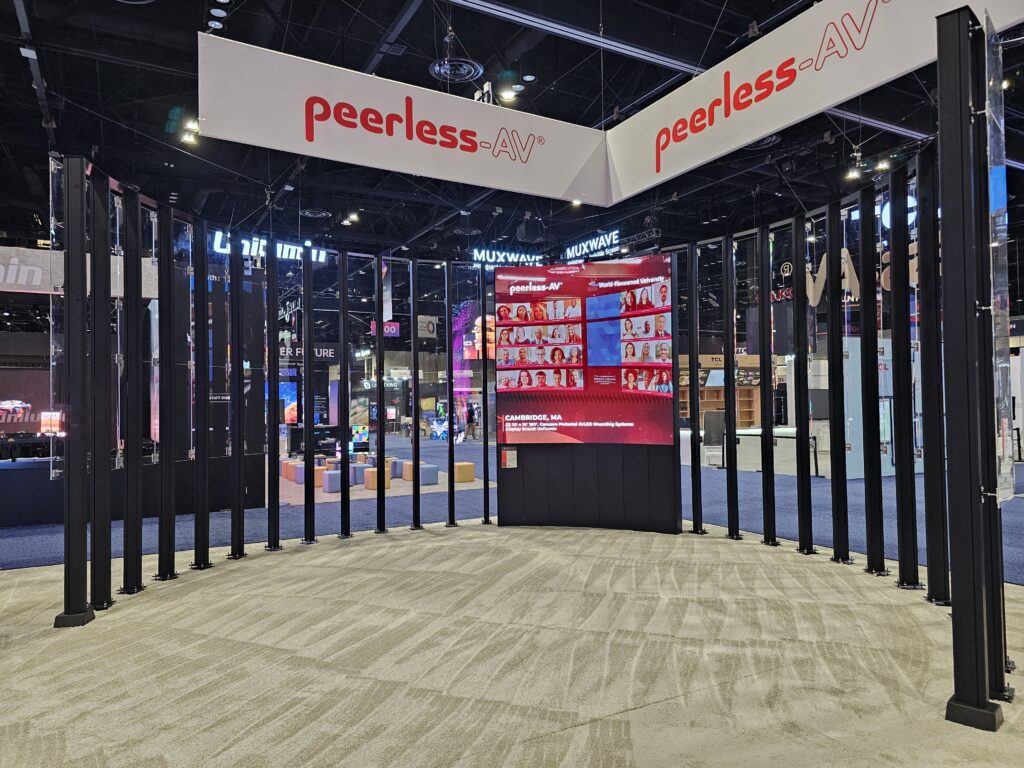 Peerless-AV InfoComm 2025 booth