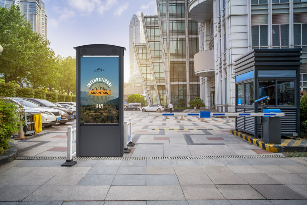 Outdoor Smart City Kiosk venue