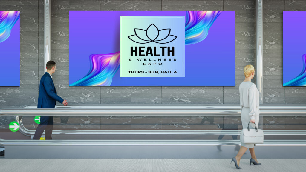 dvLED video wall lobby