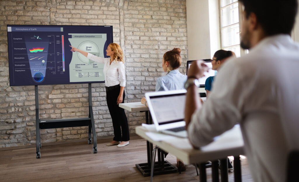 SR898 SmartMount Cart classroom