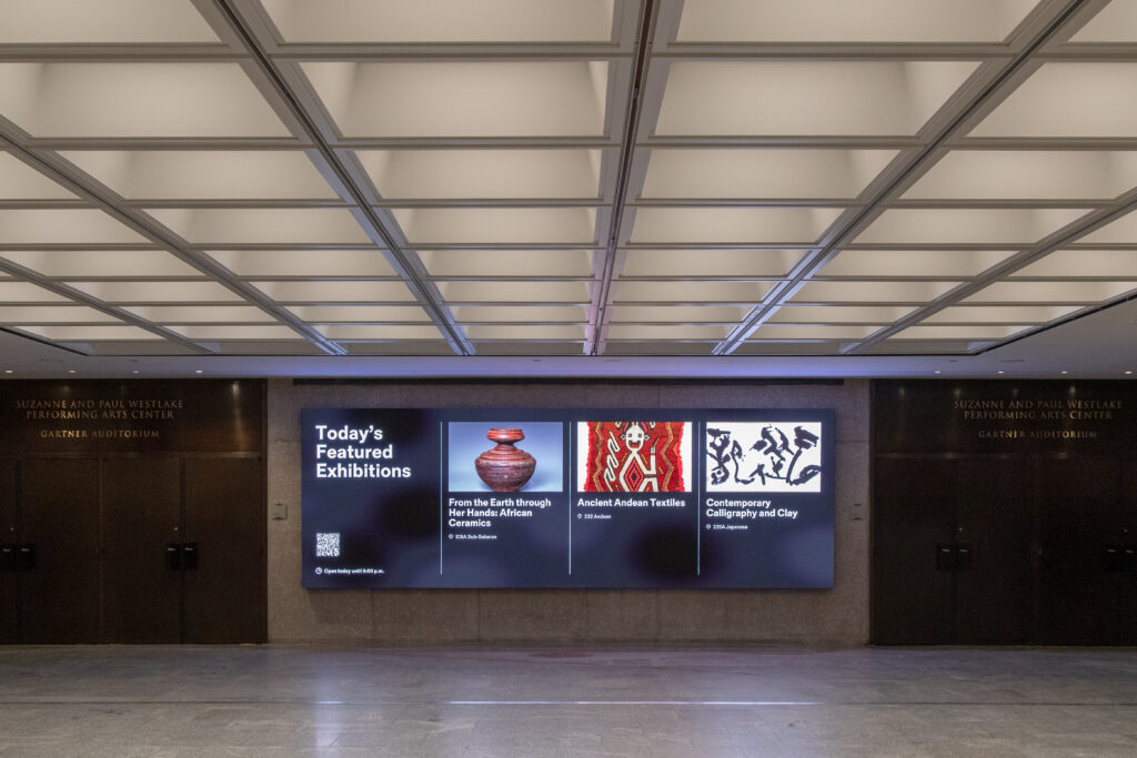 dvLED museum exhibit